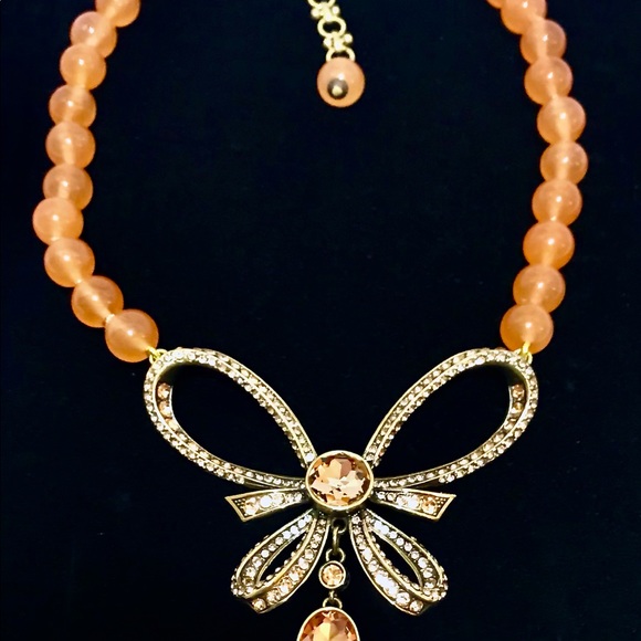 SOLD Heidi Daus LaBella Bow Crystal Necklace NIB - Picture 10 of 10